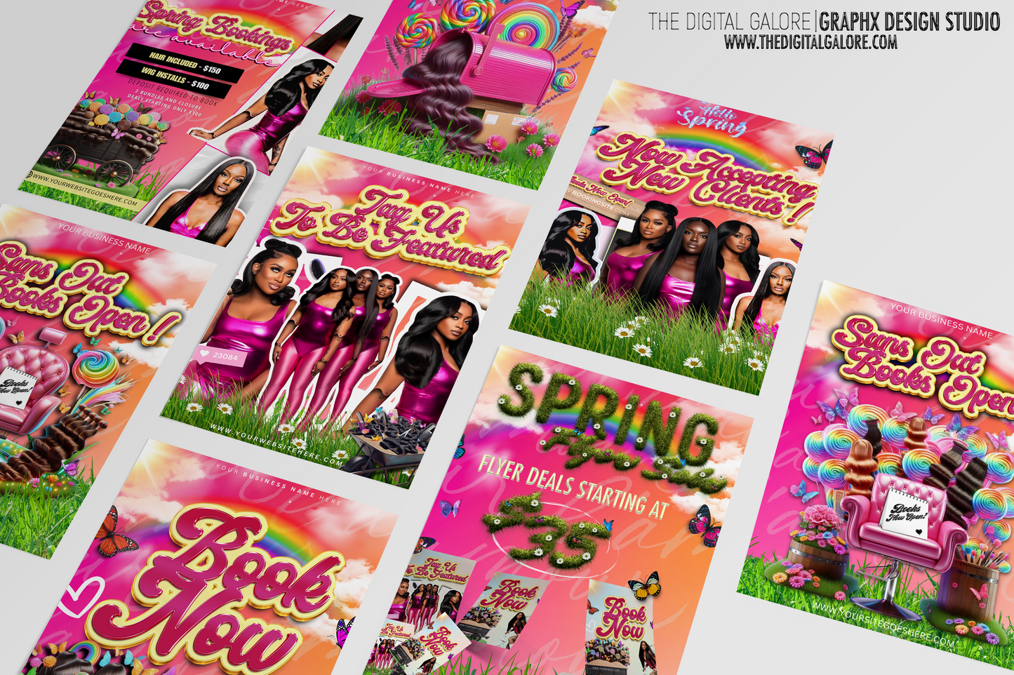 8 Content Flyers