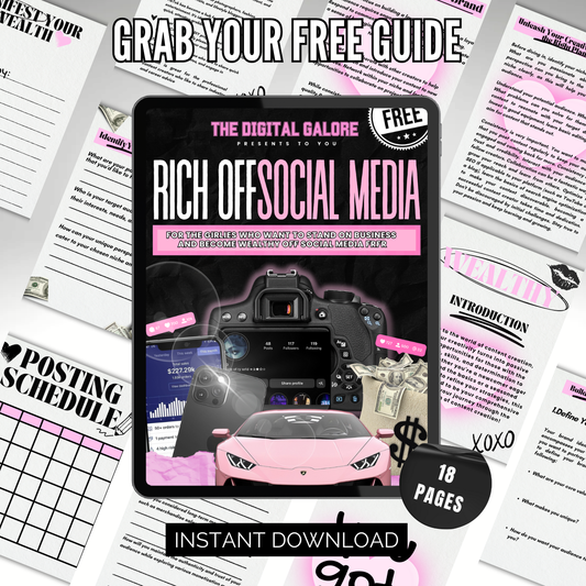 Wealthy Off Social Media Guide