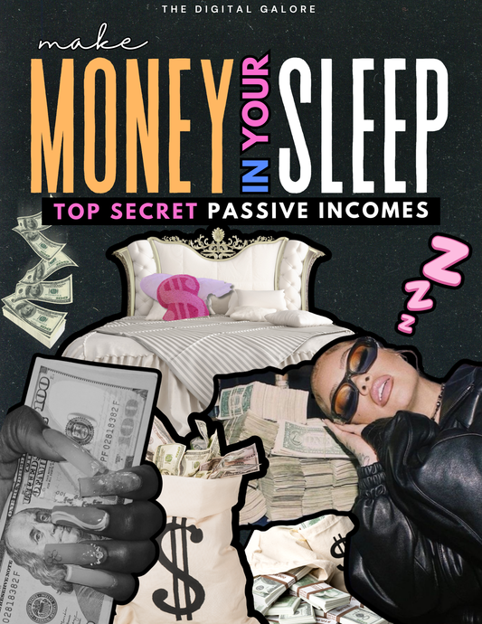 Unlock The Secrets To Earning While You Sleep With Our Exclusive Ebook, "Make Money in Your Sleep: Side Hustle Secrets REVEALED